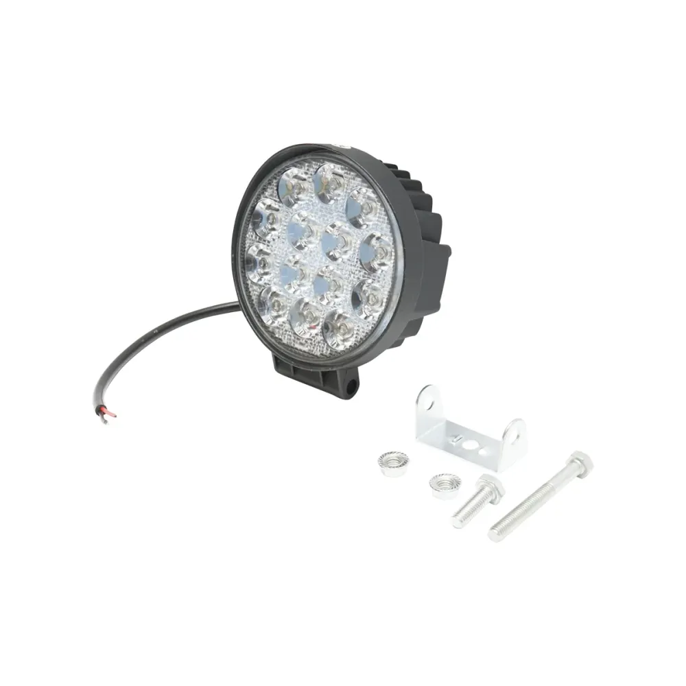 LÁMPA, 14 LED-DEL, 10–30V, 42W, 60° SUGÁRZÁSI SZÖG, FLOOD TÍPUS, 114X114X61 MM, IP67, 6000K, BRECKNER GERMANY
