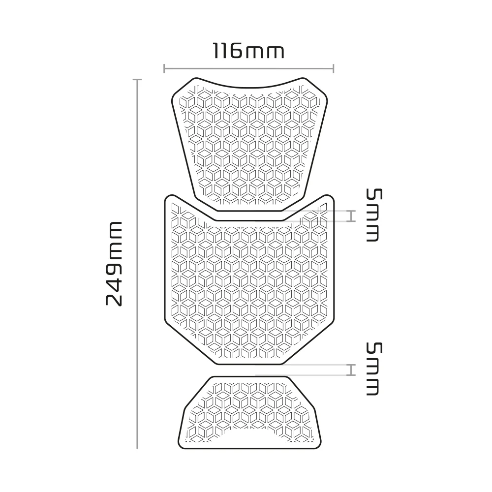 Matrica Tank Pad Moto Oxford Gripper