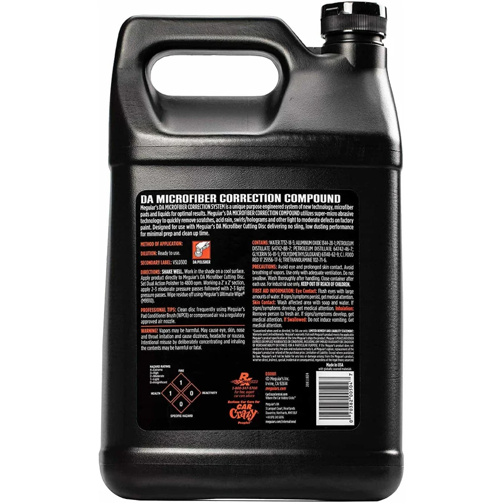Meguiar's DA Microfiber D300 korrekciós vegyület, 3,78 liter