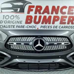 Mercedes GLA X247 AMG szürke első lökhárító 2. fázis (2023.09-től) – Eredeti új radarral és asszisztens csomaggal MERCEDES...