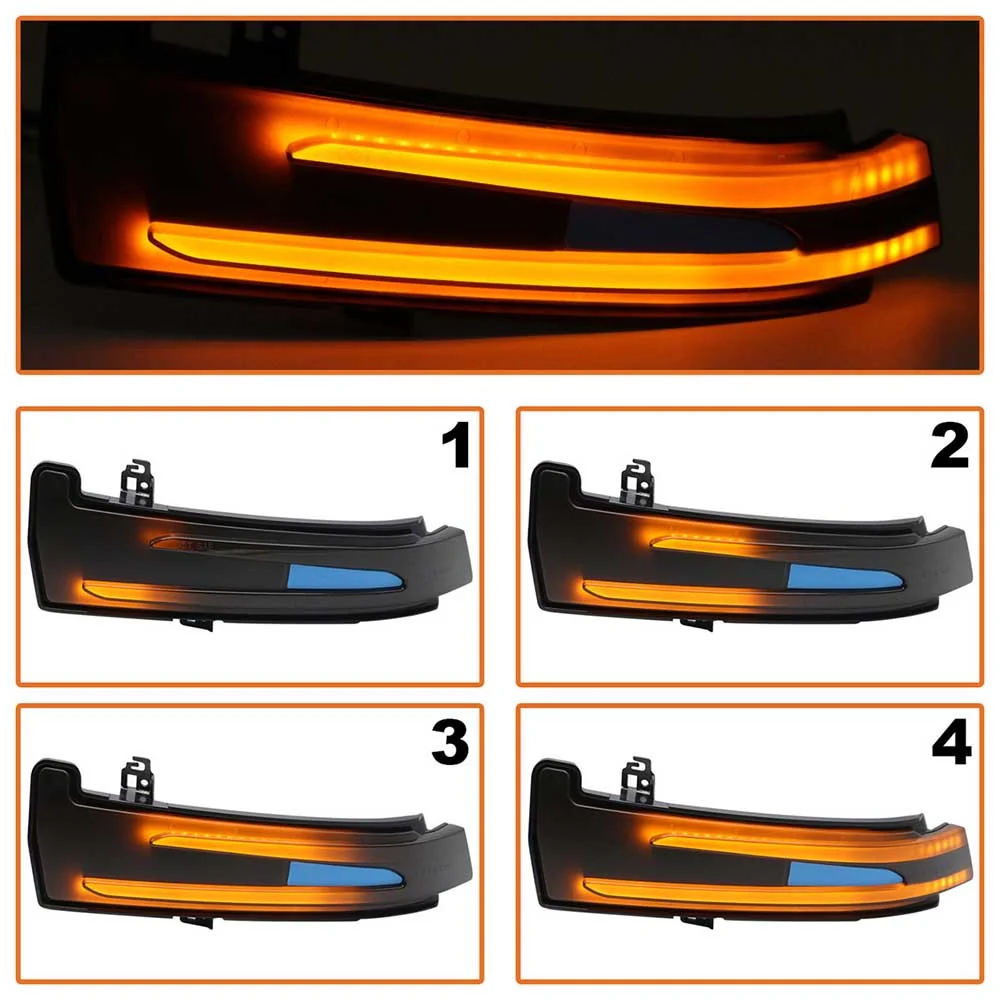Mercedes GLA-class X156 futófényes LED tükör indexlámpa szett 2013-2020