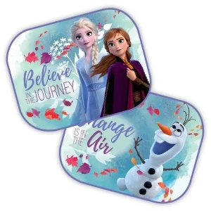 Napellenző 44x35 cm, Anna & Elsa & Olaf, 2 db