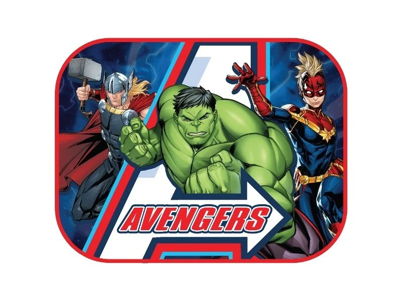Napellenző 44x35 cm, Avengers, 2 db
