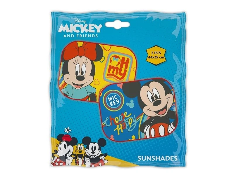 Napellenző 44x35 cm, Mickey és Minnie, 2 db