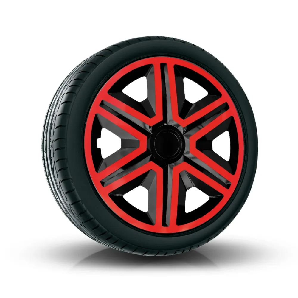 14" NRM ACTION DOUBLECOLOR VÖRÖS FEKETE keréktárcsák 4 db