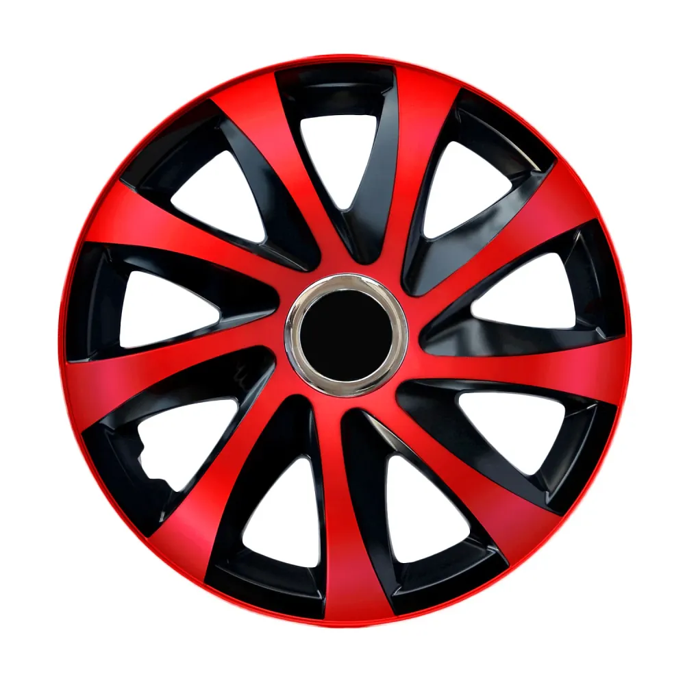 15" NRM DRIFT Extra piros/fekete univerzális dísztárcsa 4 db