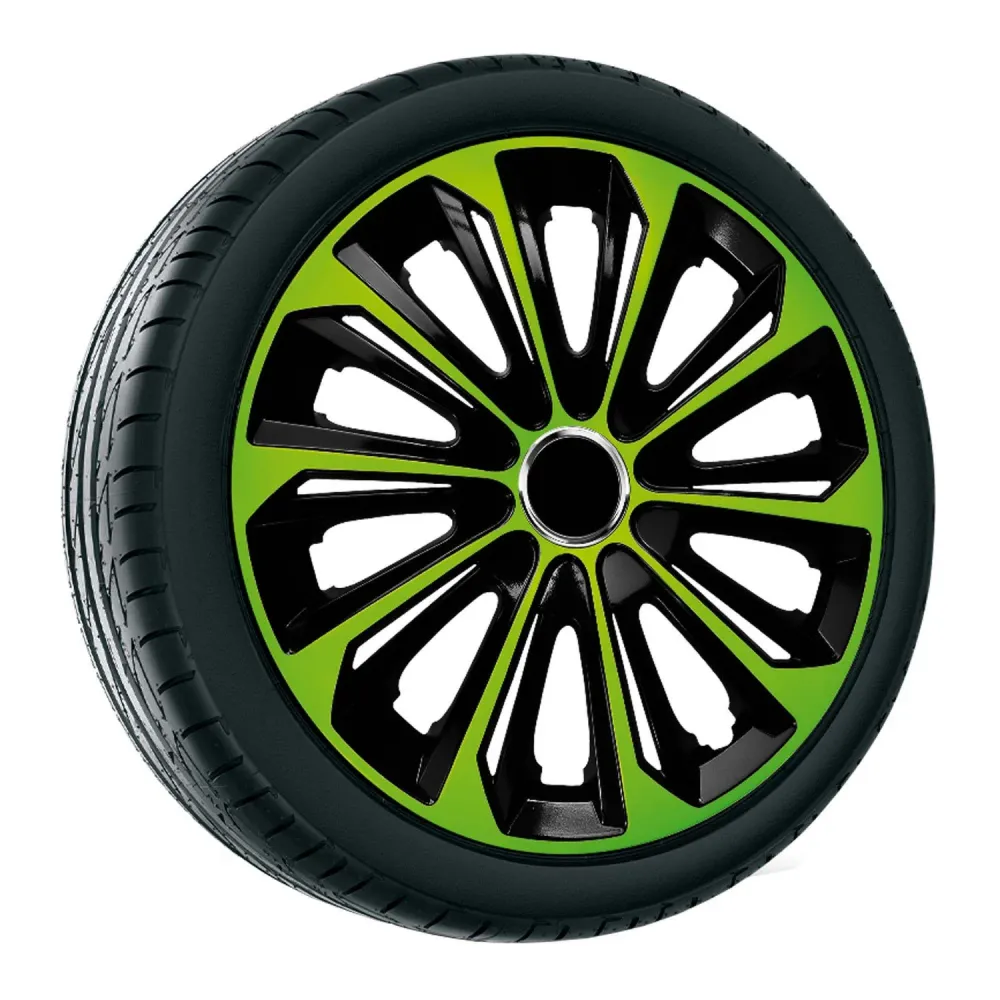 NRM EXTRA STRONG GREEN BLACK 15'' keréktárcsák zöld-fekete 4 db