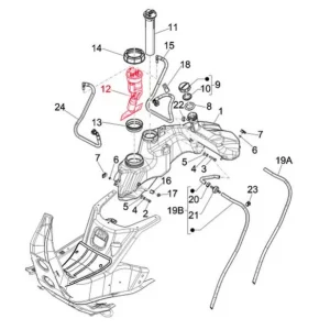 PIAGGIO Benzinpumpa