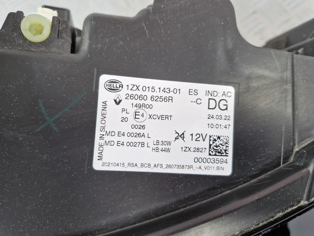 Bal első fényszóró Renault Mégane 5 Full LED (2021.12-től) eredeti használt