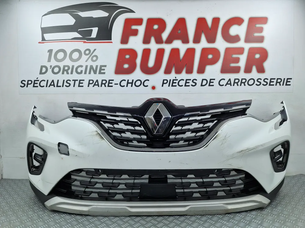 Renault Captur II első lökhárító (2019-től) – Fehér – Radarral – Eredeti használt darab