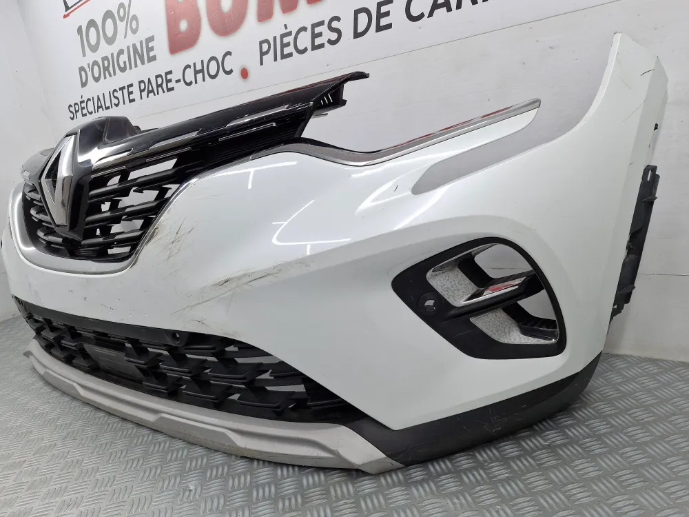Renault Captur II első lökhárító (2019-től) – Fehér – Radarral – Eredeti használt darab