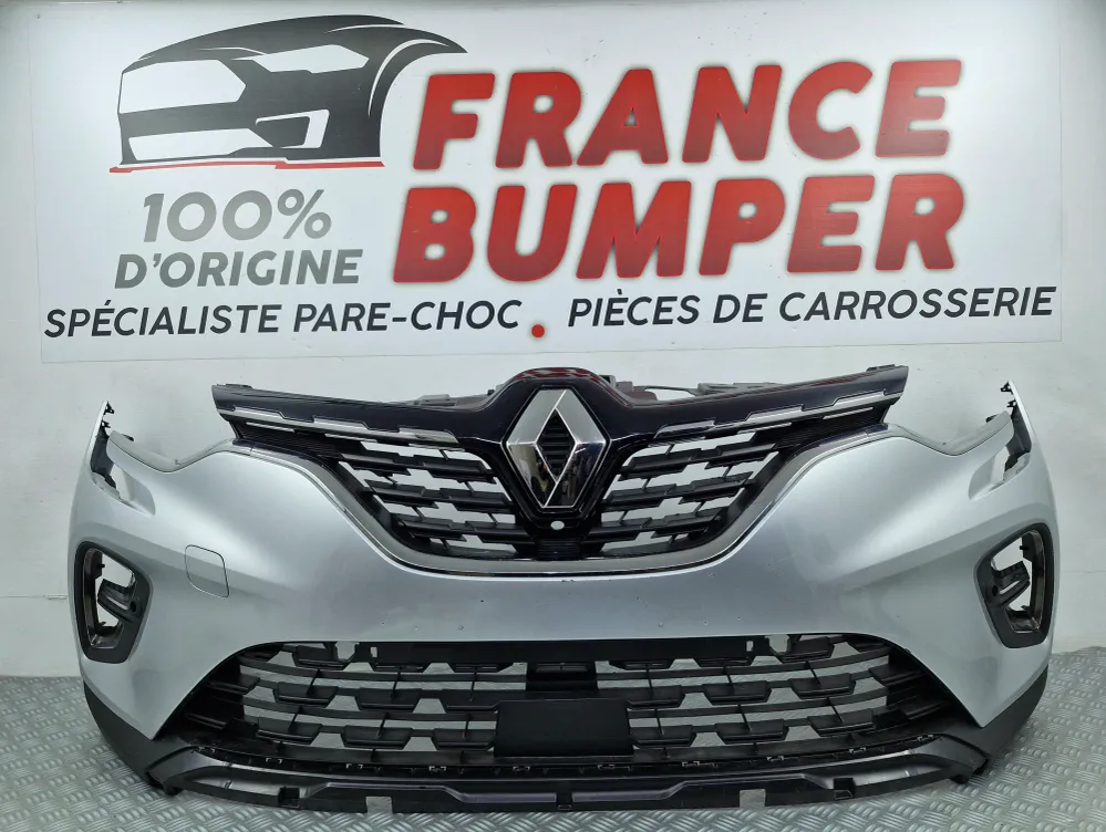 Renault Captur 2 szürke első lökhárító (2019.12-től) – Radar + Kamera – Eredeti használt darab