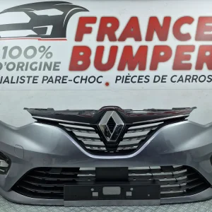 Renault Clio 5 első lökhárító, sötétszürke, 1. fázis (2019+) 100% gyári eredeti használt