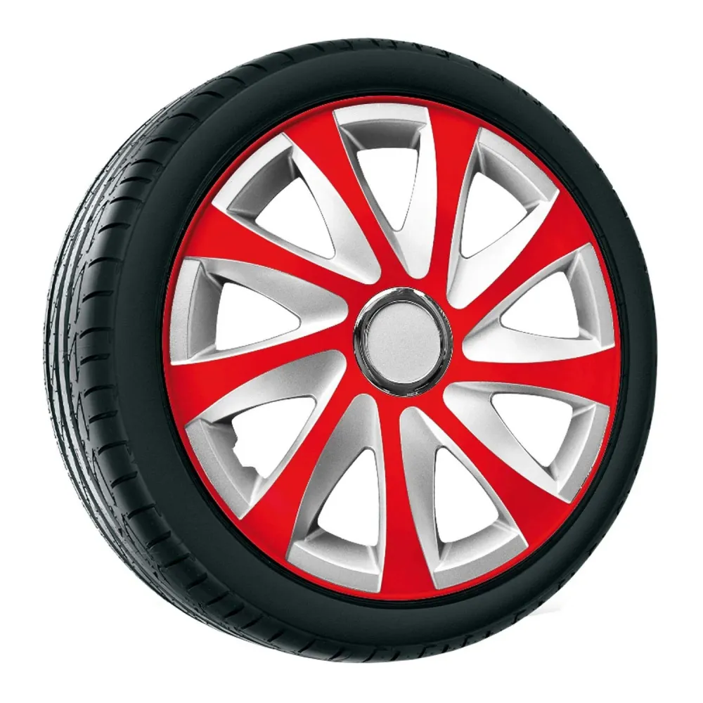 Sapkák 14'' NRM EXTRA DRIFT RED SILVER piros-ezüst 4 db