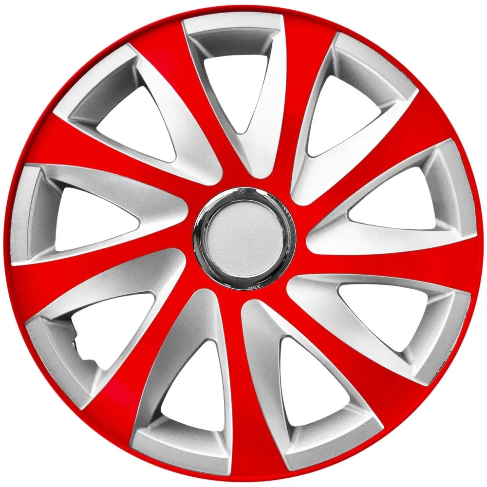 Sapkák 14'' NRM EXTRA DRIFT RED SILVER piros-ezüst 4 db