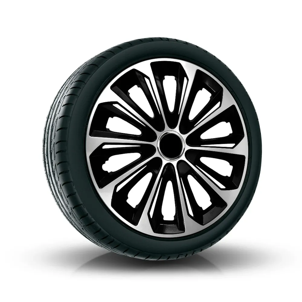 Sapkák 14" NRM EXTRA STRONG SILVER BLACK ezüst és fekete 4 db.