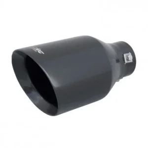 Simoni Racing Kipufogóvég Rond Rozsdamentes Acél Fekete - Ø115xH210mm - Szerelés 38-63mm