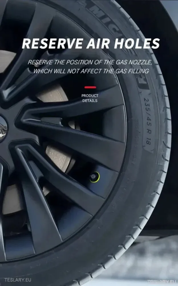 18" Tesla 3 Highland teljes felni ezüst dísztárcsák