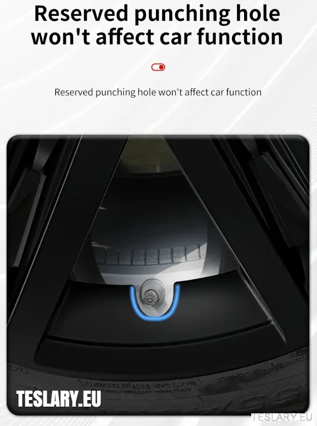 TESLA MODEL Y 19" EGYEDI S3 TELJES FEDÉSŰ KERÉKAGYAK CSILLAG STÍLUSÚ