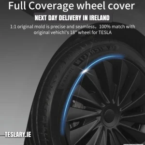 Tesla Model 3+ Highland 18" Blade stílusú kerékborítások - matt fekete