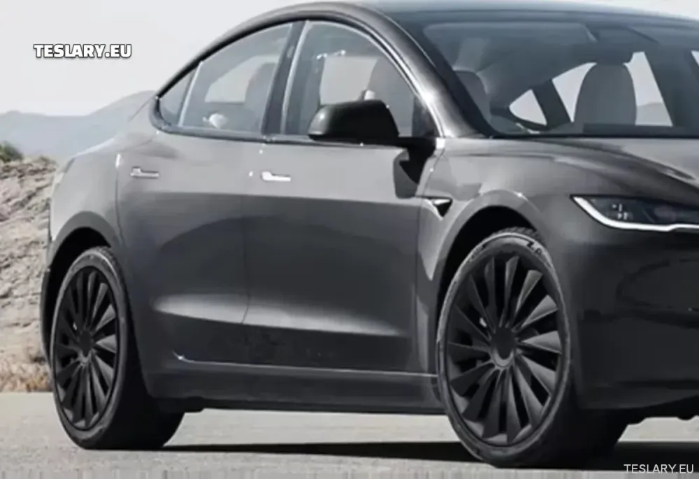 18" Tesla Model 3+ Highland Performance indukciós stílusú dísztárcsák - matt fekete