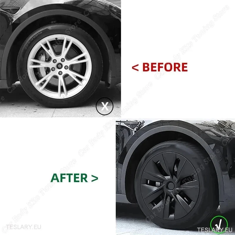TESLA MODEL Y 19" TELJES TELJES FEDÉSŰ KERÉKAGYAK