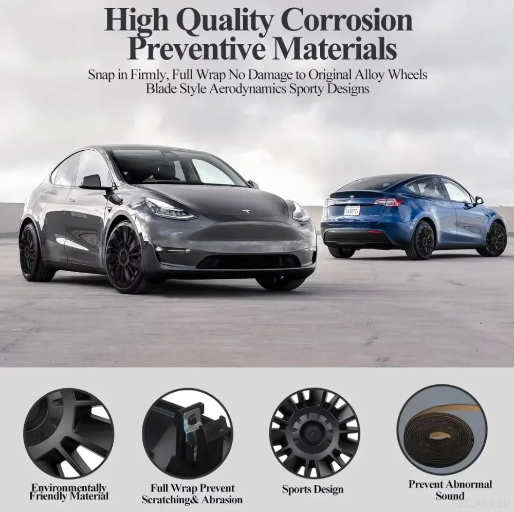 Tesla Model Y 19" Ubertin stílusú teljesítmény stílusú dísztárcsák
