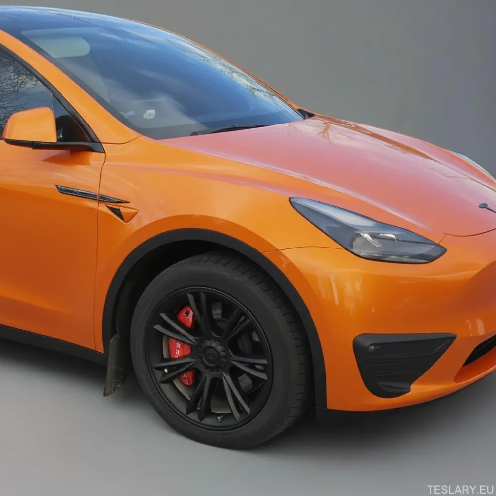 Tesla Model Y UNIQUE S14 19" Gemini stílus - Matt fekete