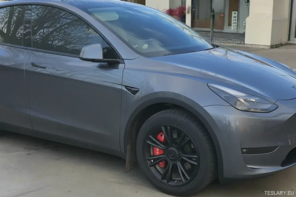 Tesla Model Y UNIQUE S14 19" Gemini stílus - Matt fekete