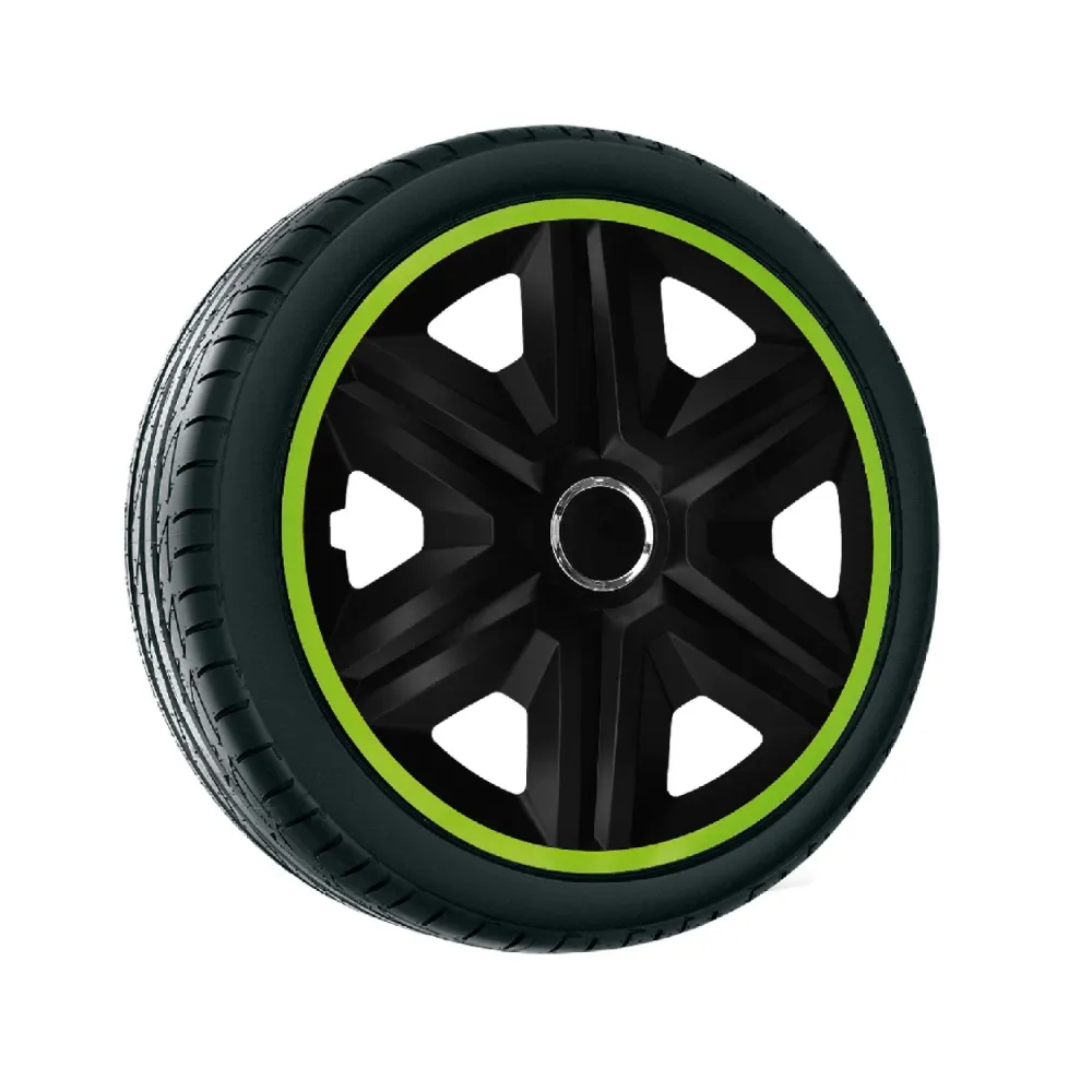Univerzális dísztárcsa 15" NRM Fast Lux zöld 4 db
