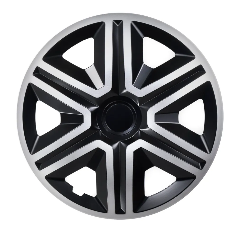 Univerzális keréktárcsák 14" NRM ACTION Doublecolor ezüst/fekete 4 db