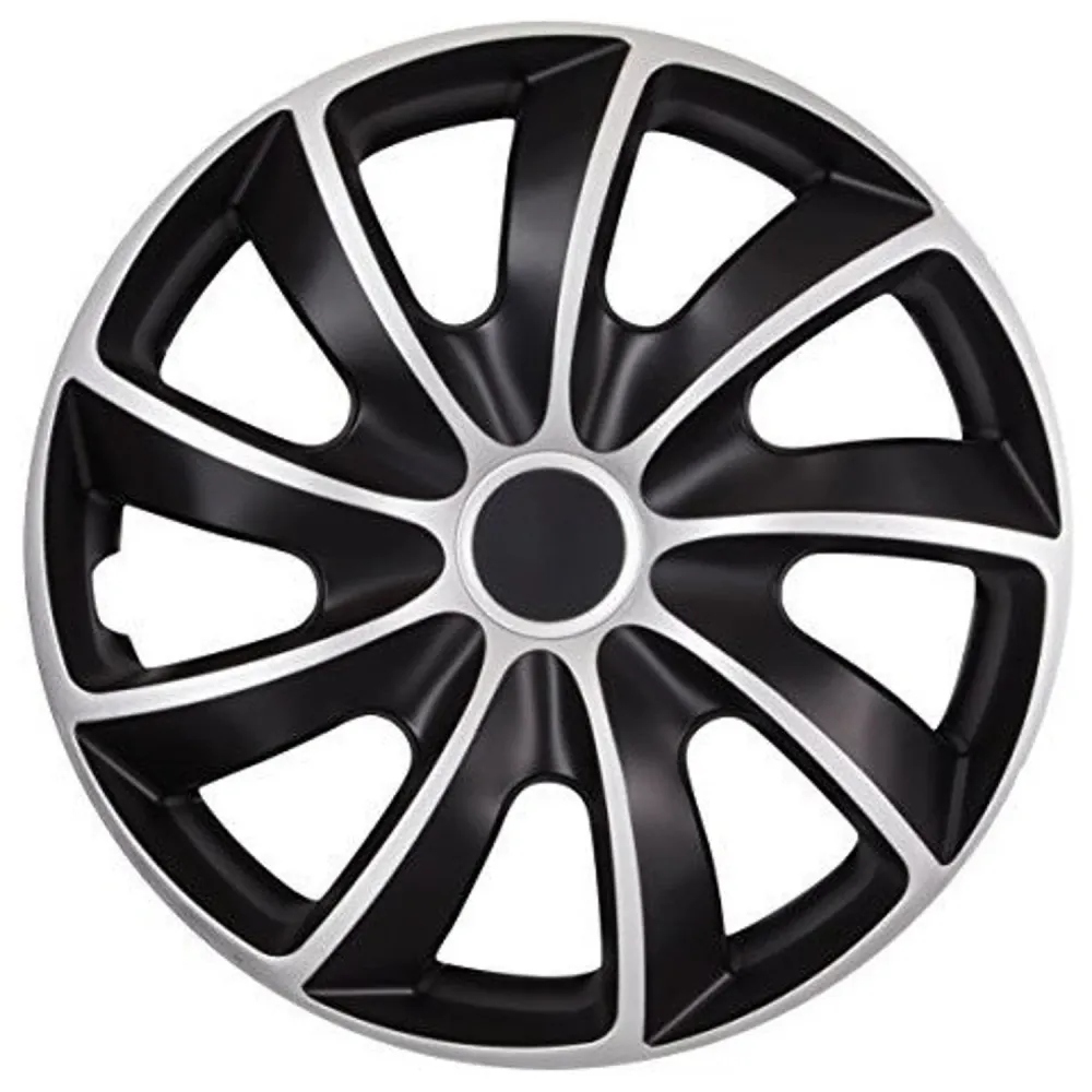 Univerzális keréktárcsák 13" NRM QUAD BICOLOR fekete/ezüst 4 db