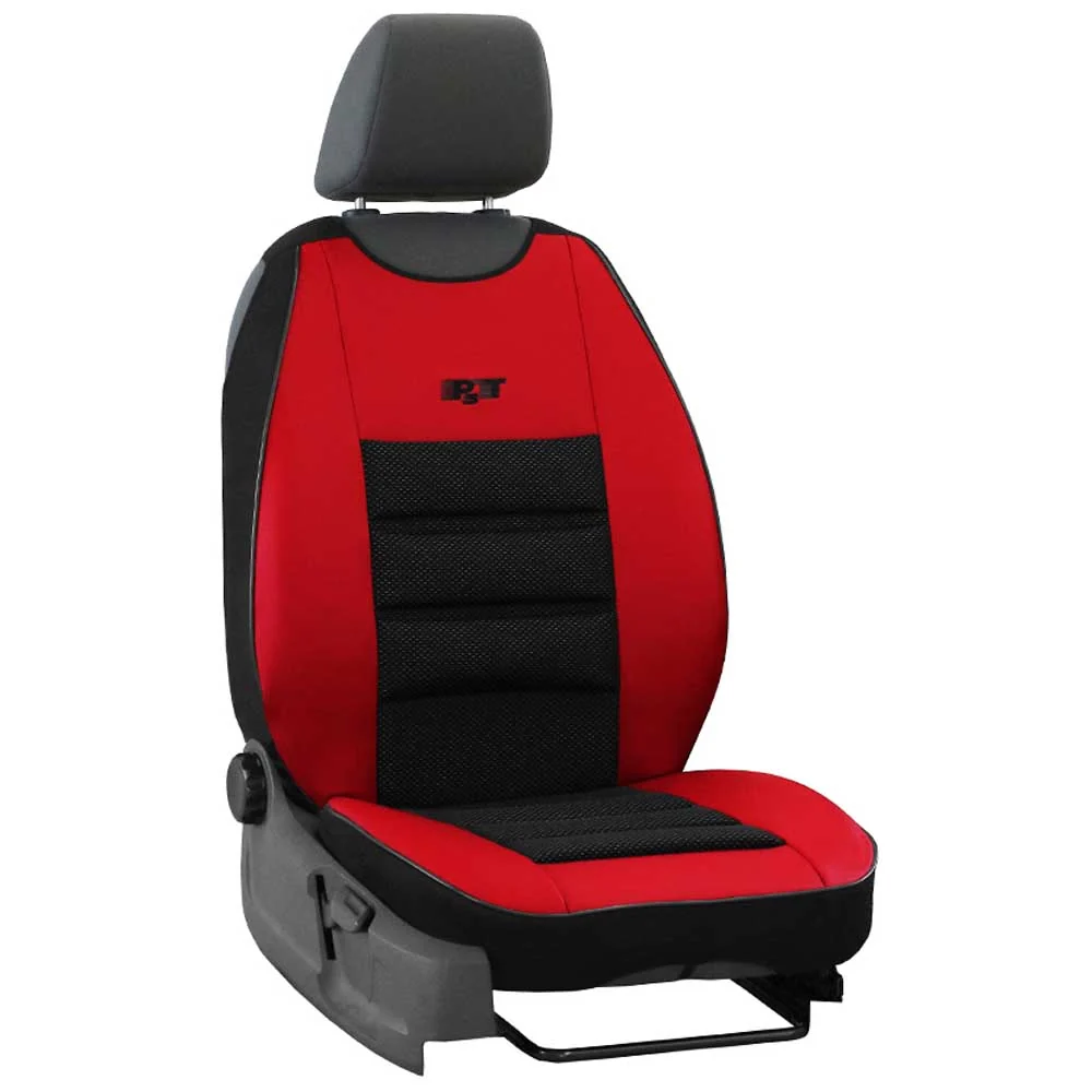 Univerzális Piros bőr vezetői üléshuzat Ergonomic