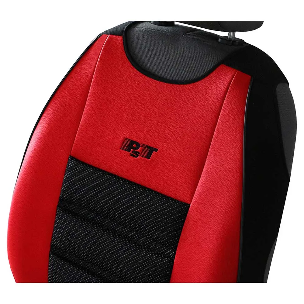Univerzális Piros bőr vezetői üléshuzat Ergonomic