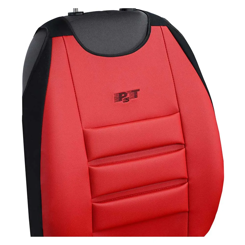 Univerzális Piros bőr vezetői üléshuzat Protect Ergonomic
