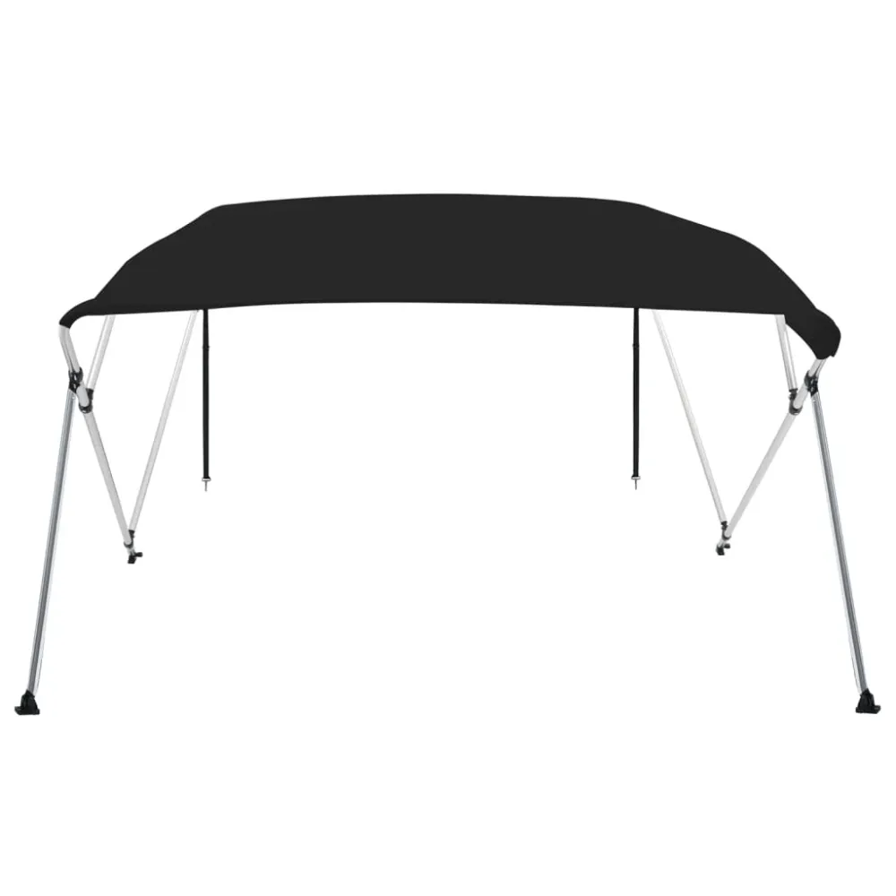 vidaXL fekete négyágú bimini tető 243 x 196 x 137 cm
