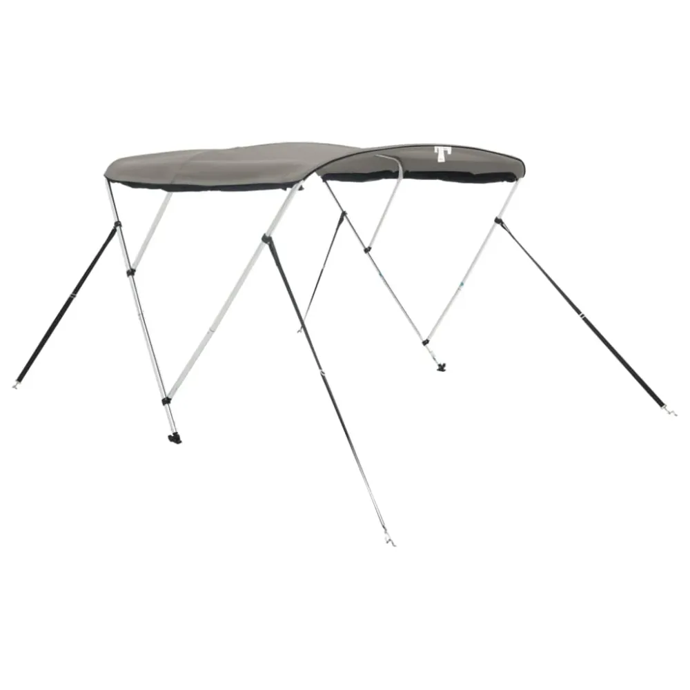 vidaXL háromágú bimini tető hálós oldalfalakkal 183x(137-152)x137 cm