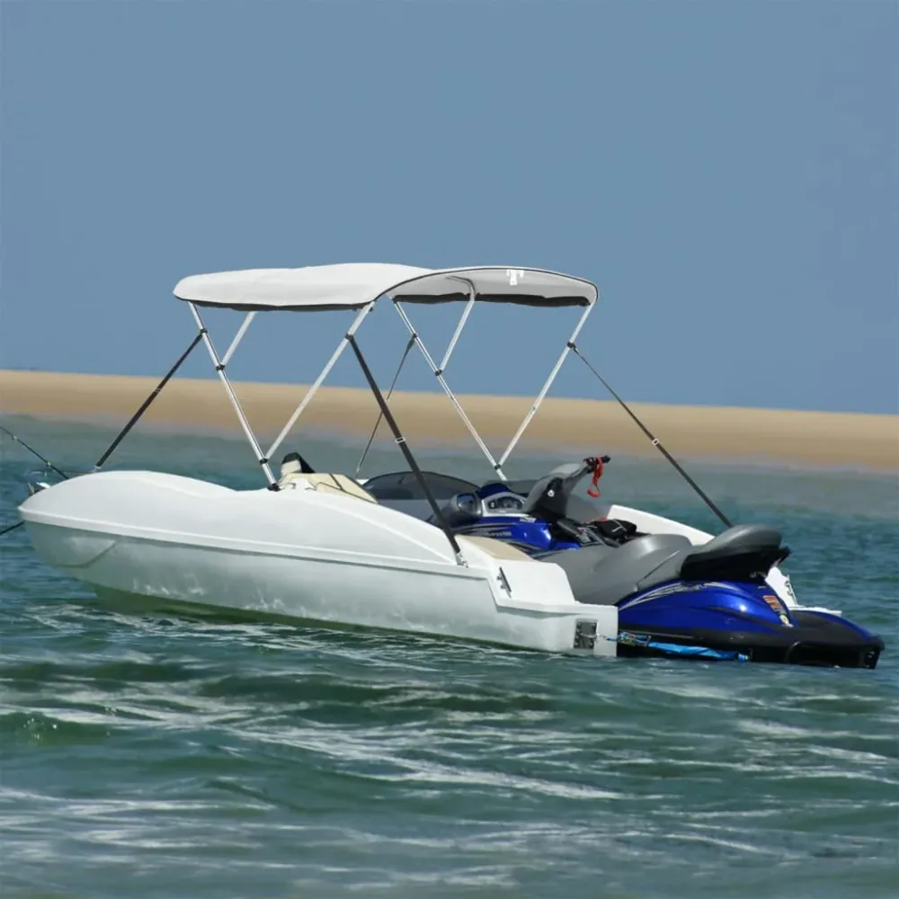 vidaXL háromágú bimini tető hálós oldalfalakkal 183x(154-167)x137 cm