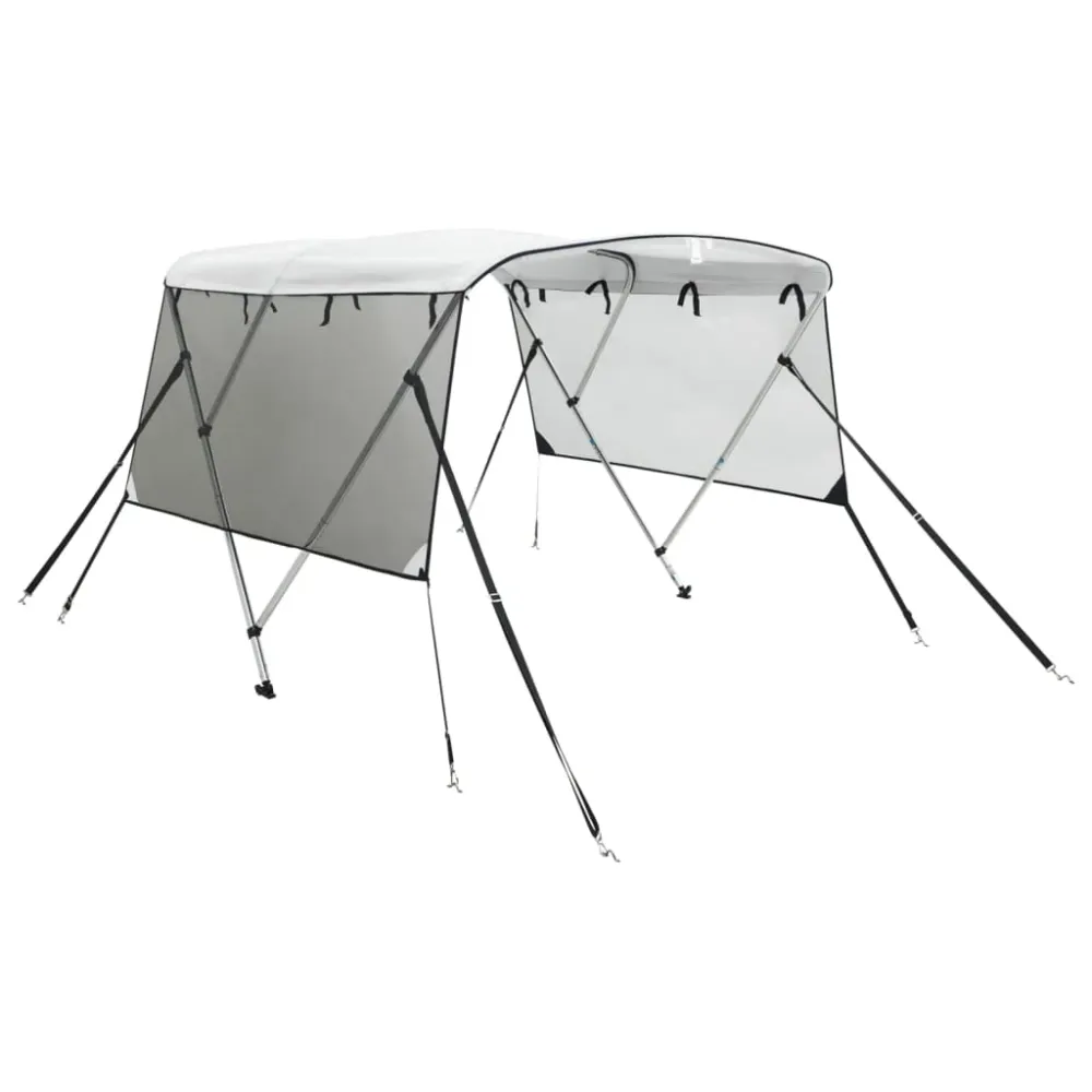 vidaXL háromágú bimini tető hálós oldalfalakkal 183x(154-167)x137 cm