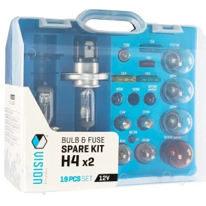 VISION 2x H4 12V + 17 elemes izzó pótlólagos készlet 2x H4 12V + 17 elem