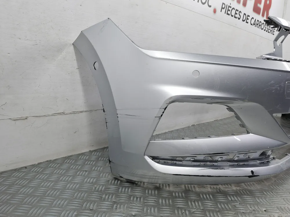 Első lökhárító Volkswagen Polo 6 1. fázis (2017-2021) – Eredeti használt alkatrész radarral és Park Assist-tel