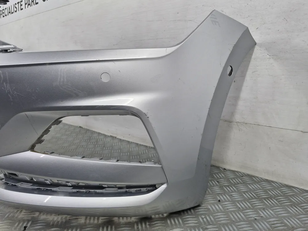 Első lökhárító Volkswagen Polo 6 1. fázis (2017-2021) – Eredeti használt alkatrész radarral és Park Assist-tel