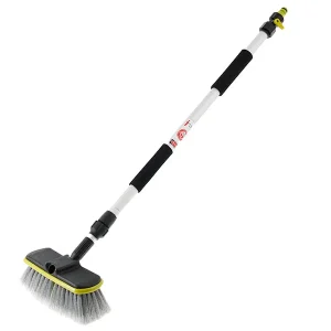 20 cm / 8" vízáramú kefe 80 - 130 cm-es teleszkópos nyéllel