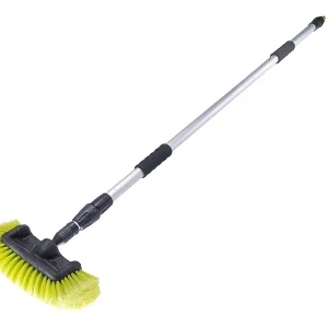 30 cm / 12" vízátfolyású kefe teleszkópos nyéllel 163 - 300 cm és szeleppel
