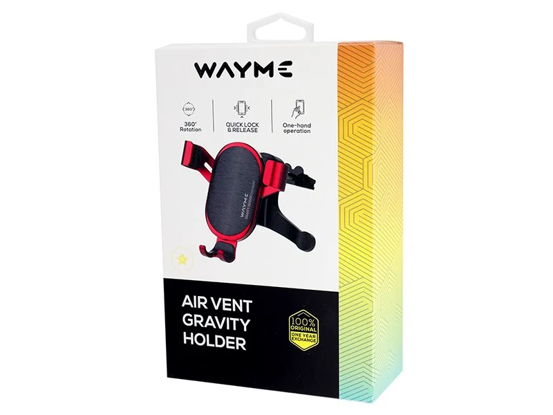 WAYME gravitációs tartó az autó szellőzőnyílásához , piros