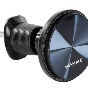 WAYME mágneses tartó autós szellőzőnyílás 15W-os induktív töltővel