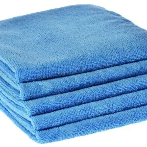 Yachticon Microfiber polishing and cleaning cloths, pack 5