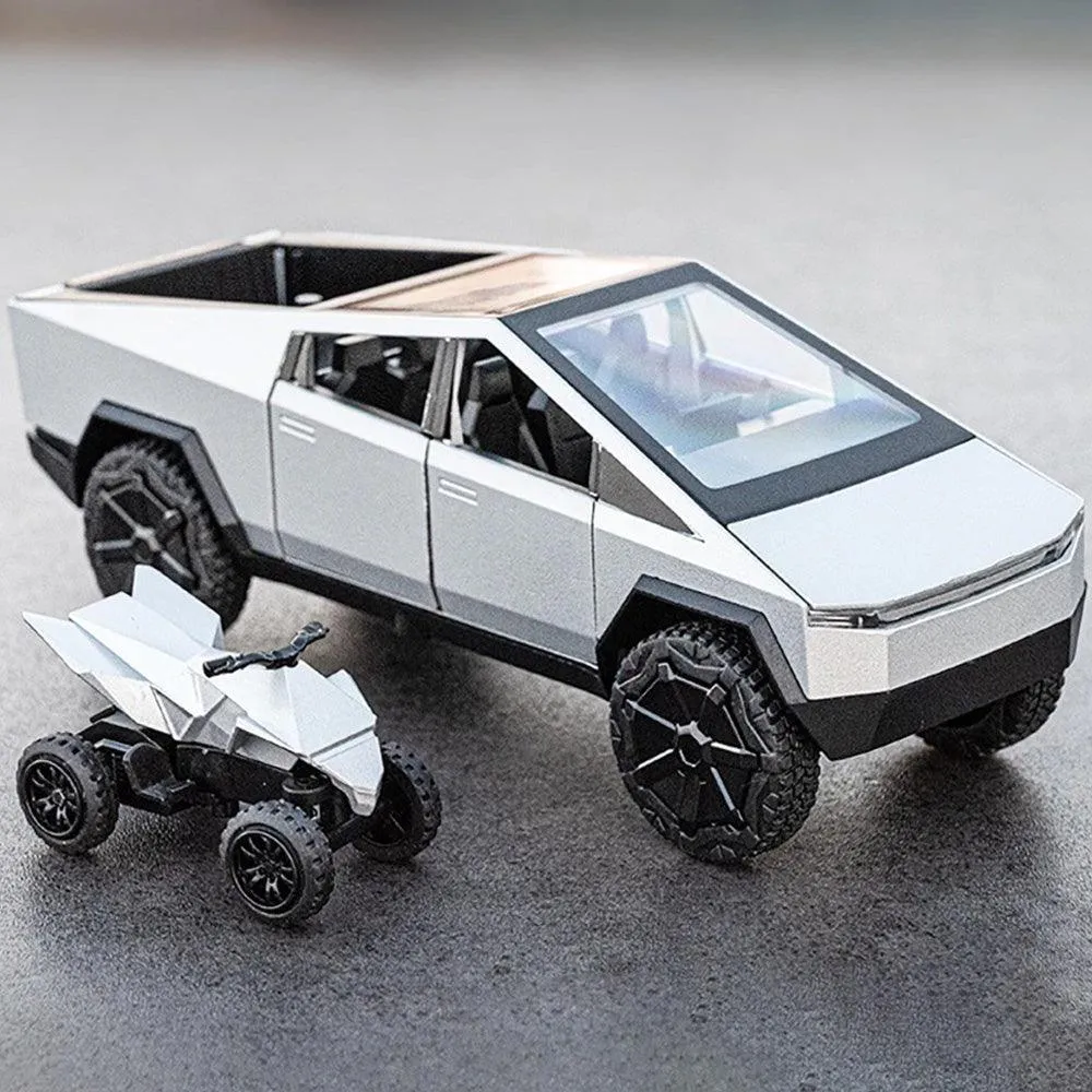 Cybertruck 1/32 Pickup Truck ötvözött autó Model