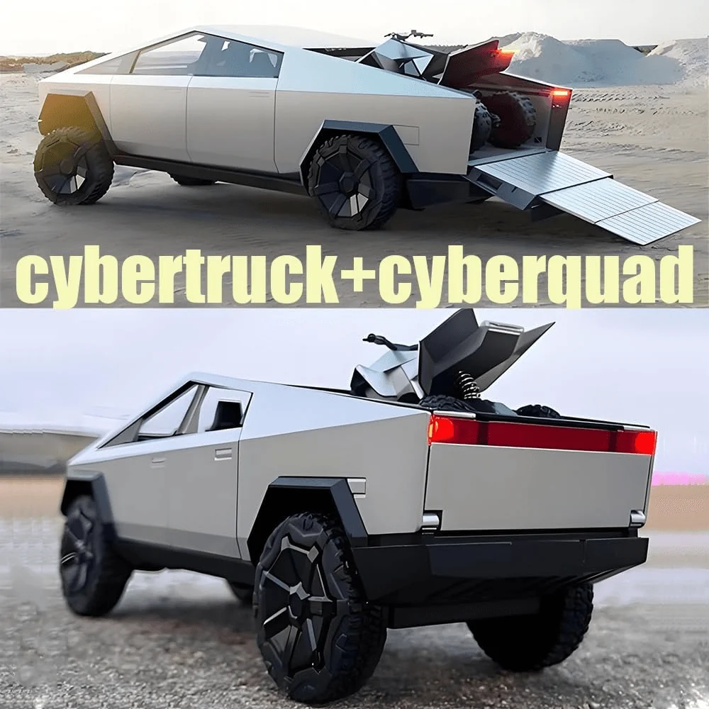 Cybertruck Pickup Truck Alloy 1/24 autó Model