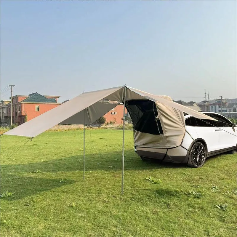 Vízálló kempingsátor napellenző Tesla Model 3/Y-hezS/X - Kültéri menedék hátsó ajtóhoz